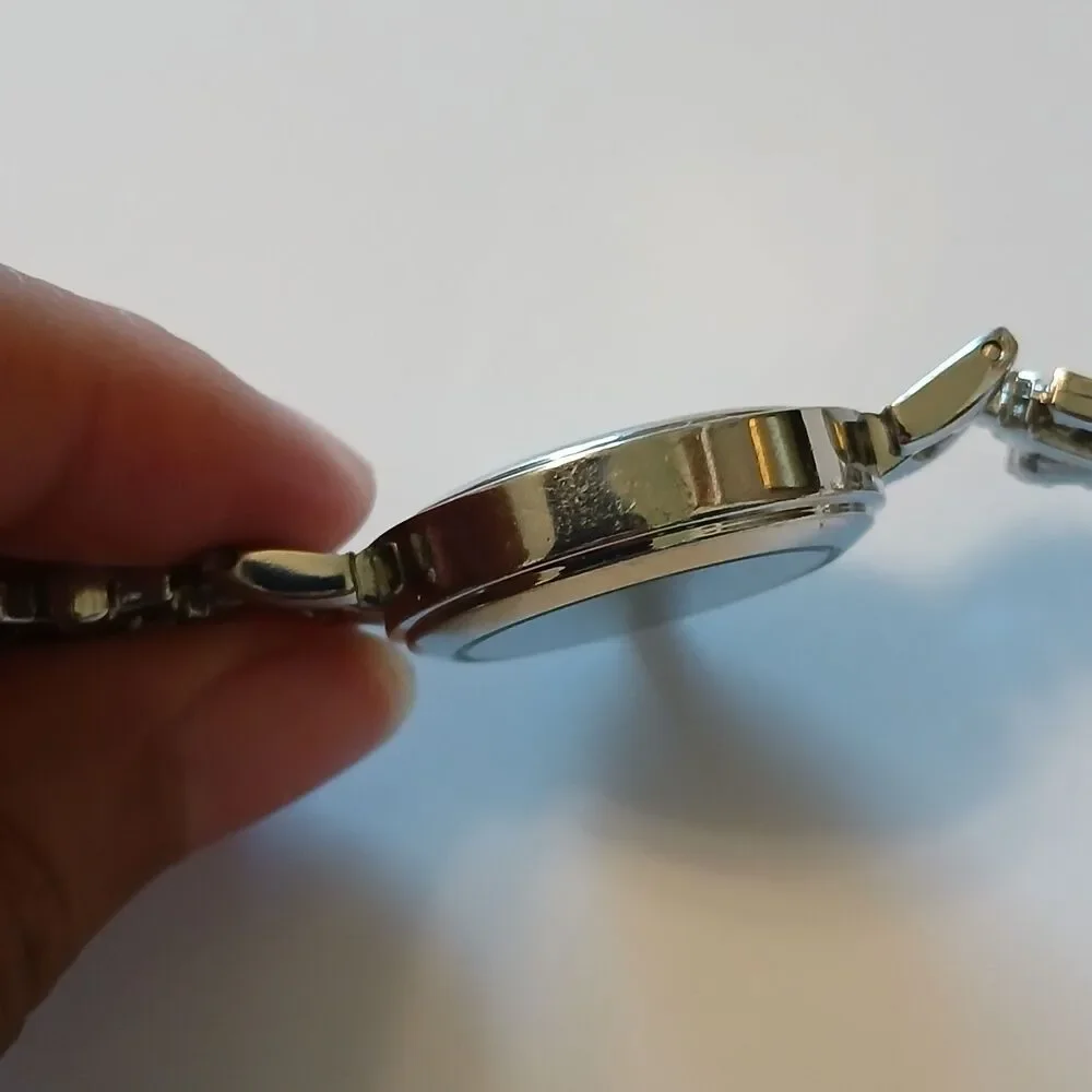 Kim Rogers Women's Silver Tone Winter Snowflake Quartz Movt Watch 11817 - Picture 11 of 13